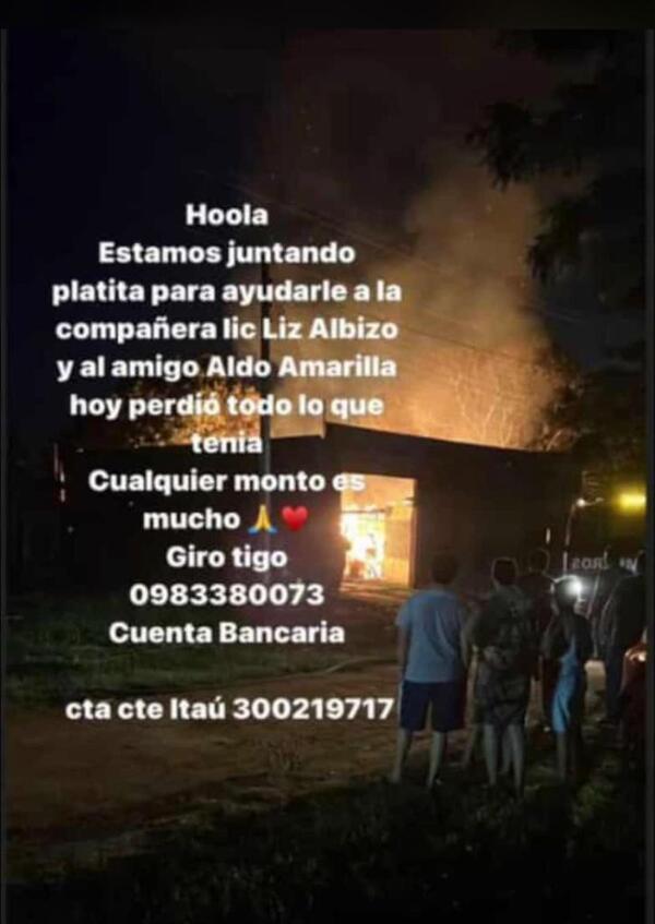 Vela encendida ocasionó incendio total de una vivienda - Radio Imperio