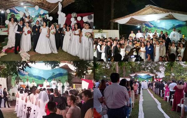 Casamiento comunitario une a 40 parejas en Coronel Oviedo – Prensa 5