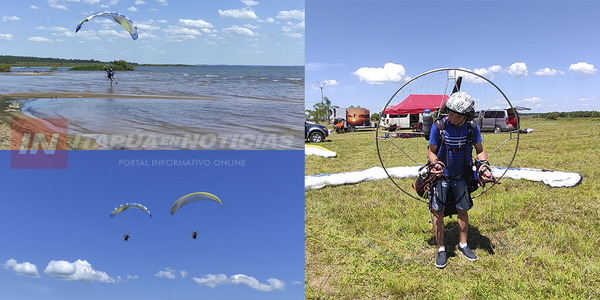 VUELOS EN PARAMOTOR GRAN ATRACTIVO EN LAS PLAYAS DE CARMEN DEL PARANÁ - Itapúa Noticias