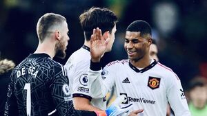 Marcus Rashford y De Gea amargan el fin de año a Wolves