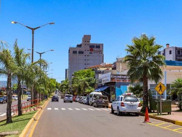 Calles peatonales en entorno al Paseo Gastronómico en año nuevo
