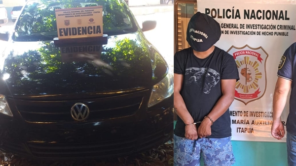 Detienen a un hombre e incautan vehículo utilizado tras sup. intento de feminicidio en Yatytay