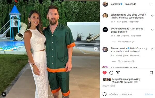 Messi agradece “aliento” y desea “salud” y “fuerza” a sus seguidores en 2023 - Fútbol Internacional - ABC Color