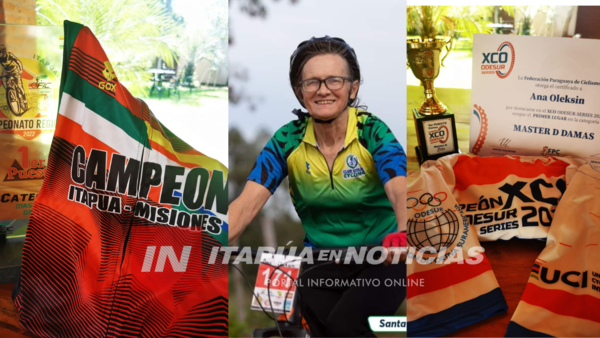 MUJER DE 65 AÑOS ES CAMPEONA REGIONAL DE CICLISMO ITAPÚA-MISIONES - Itapúa Noticias