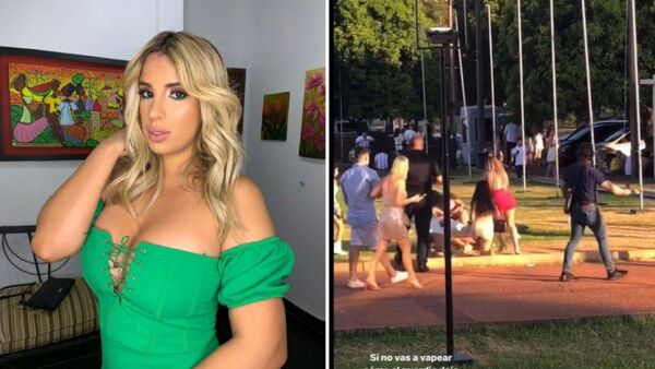 Cuerona implicada en el primer moquete del Año Nuevo