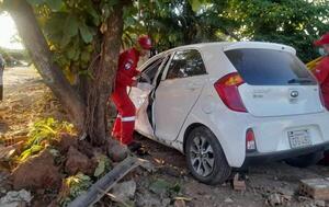 Ebrio choca contra muralla de una vivienda en Coronel Oviedo – Prensa 5