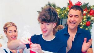 Cynthia Tarragó y Roberto Pérez celebraron el cumple de su hijo