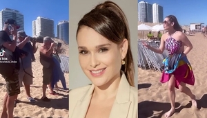 El cruce entre Lali González y unos paparazzi en Uruguay - Teleshow