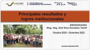 ​Varios logros en reforma agraria encarada por administración de la presidenta del INDERT, Gail González Yaluff