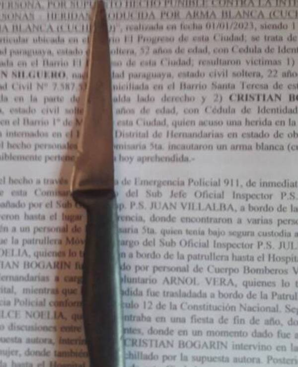 Fiesta familiar terminó en jekutu entre parientes