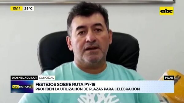 Festejos sobre ruta PY-19 - ABC Noticias - ABC Color