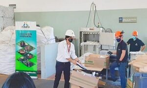 Itaipu gestionó más de 21.000 kilos de residuos reciclables en su planta y apoyó a recicladores