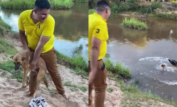 Hombre que arrojó a un perro al arroyo podría ir a la cárcel - Noticiero Paraguay