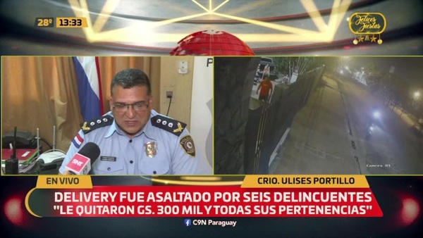 Delivery fue asaltado por seis delincuentes - C9N