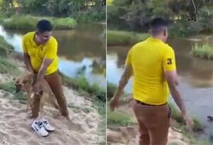 Hombre que tiró a un perro al agua se expone a 2 años de cárcel o multa, afirman desde Defensa Animal - Megacadena — Últimas Noticias de Paraguay
