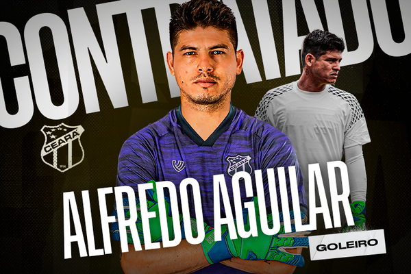 Alfredo Aguilar fue presentado en su nuevo equipo de Brasil