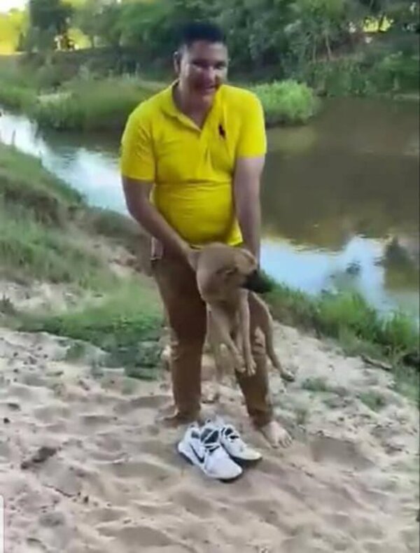 Defensa y Bienestar Animal identificó al hombre que arrojó a un perro a un arroyo