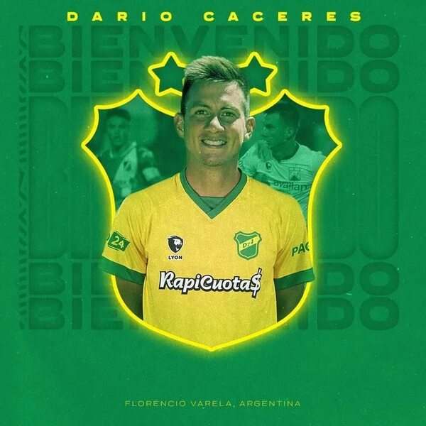 Darío Cáceres, un guaraní en el Halcón - Fútbol Argentino - ABC Color