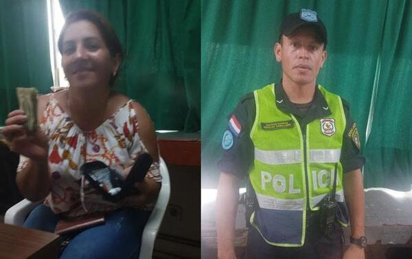 Policía devolvió billetera que contenía G. 2.700.00 – Prensa 5