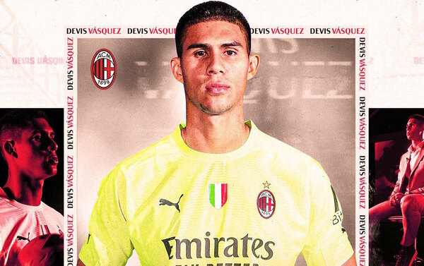 Devis Vásquez fue presentado oficialmente en el Milan