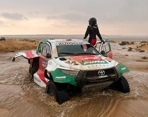 Contra todos los problemas, Lafarja cierra la etapa 3 del Dakar