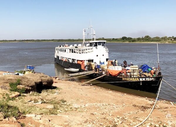 Bajante del río deja sin línea de abastecimiento a Bahía Negra - A La Gran 7-30 - ABC Color