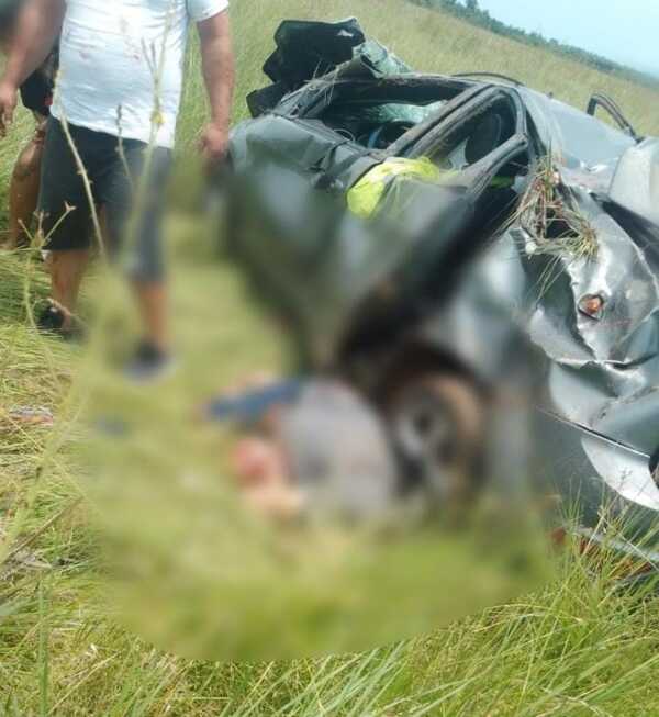 Accidente con derivación fatal en San Pedro del Paraná.