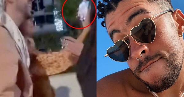 La Nación / Malo: Bad Bunny hizo volar teléfono de fan por tomarse una selfi
