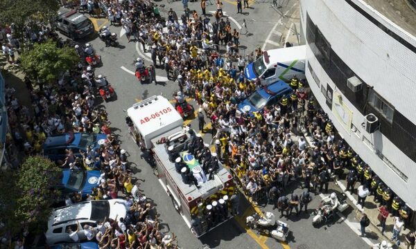 Dieron el último adiós al Rey Pelé