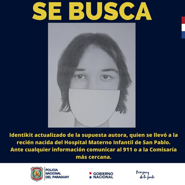 Divulgan un tercer identikit de sospechosa de robar a una bebé | 1000 Noticias