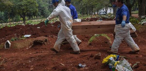Covid: Brasil registra 211 muertos en 24 horas
