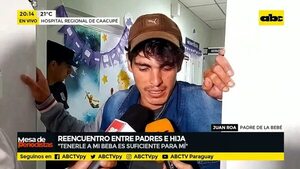 “Nunca perdí la fe de encontrarle a mi hija”, indica el padre de la bebé - ABC Noticias - ABC Color
