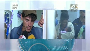 El reencuentro de la beba con sus padres - SNT