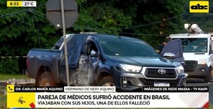 Hija de médicos paraguayos muere en accidente en Foz