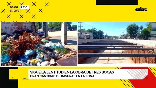 Lento avance en obra 3 bocas - ABC Noticias - ABC Color
