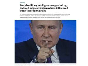 ¿Los bombardeos de Rusia a Ucrania empezaron por efectos de las drogas que consume Putin?
