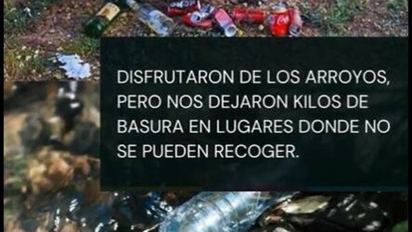 Veraneantes dejaron kilos de basuras en arroyos de Piribebuy