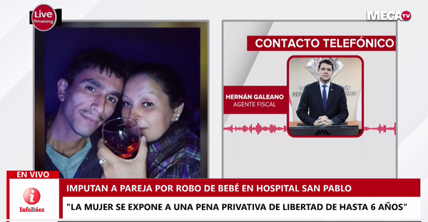 Imputan a pareja por robo de beba en Hospital San Pablo - Megacadena — Últimas Noticias de Paraguay