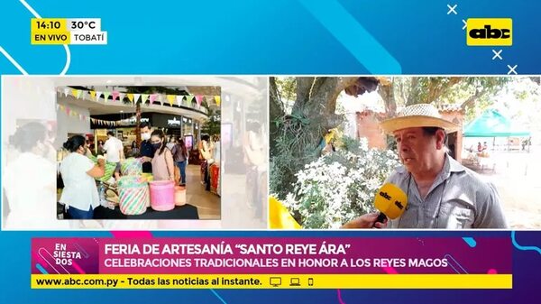 Arrancó la feria de artesanía “santo reye ára” - Ensiestados - ABC Color