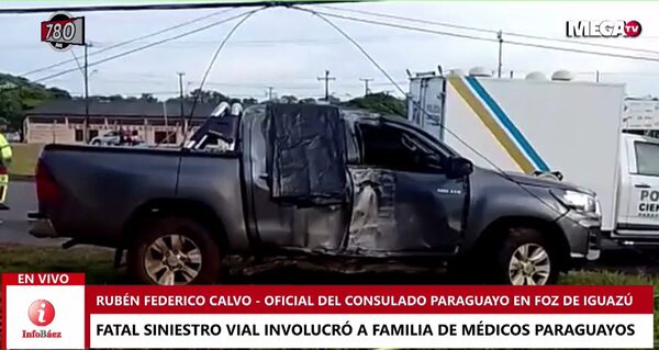 Fatal siniestro vial en Foz de Iguazú involucró a familia de médicos paraguayos - Megacadena — Últimas Noticias de Paraguay