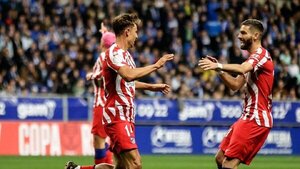 Atlético de Madrid avanza en la Copa del Rey