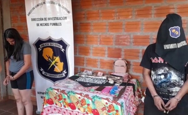 Incautan drogas y detienen a dos personas en Hernandarias