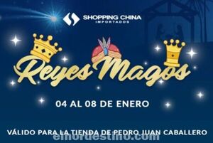 Los Reyes Magos ya llegaron a Shopping China de Pedro Juan Caballero y traen muchas ofertas para elegir el regalo perfecto