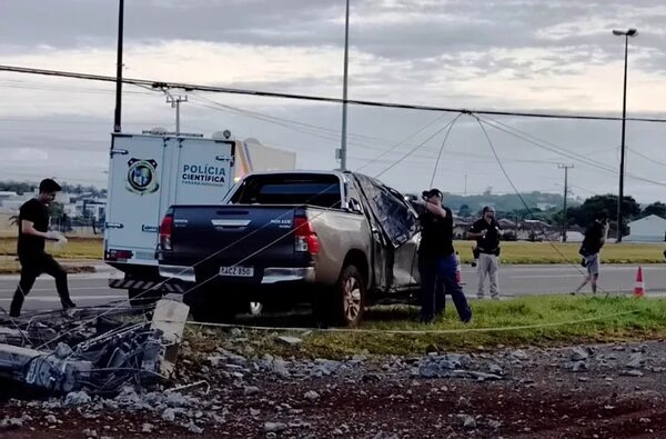 Pareja de médicos sufre accidente en Foz: una hija murió y el hijo está grave - ABC en el Este - ABC Color