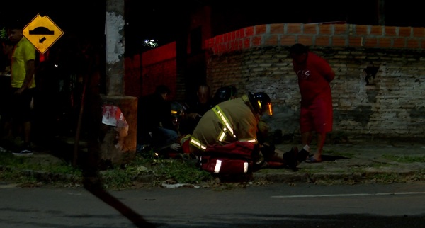 Ñemby: Tremendo accidente en un peligroso cruce - trece