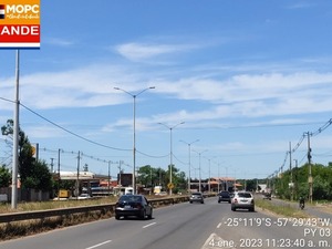 Mejoran iluminación de la ruta PY03 entre las ciudades de Mariano Roque Alonso y Limpio - .::Agencia IP::.