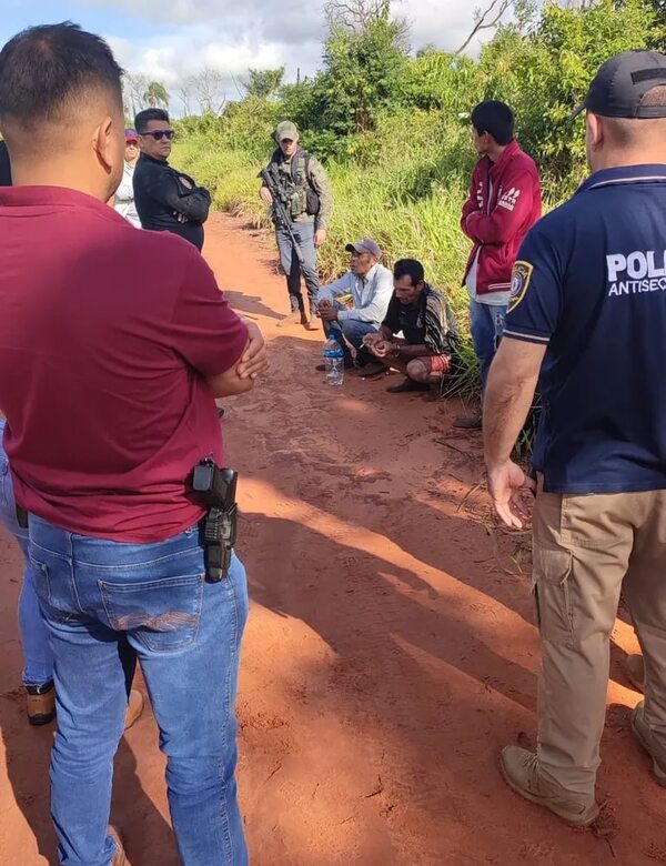Capturan a 6 supuestos implicados en secuestro exprés en Amambay - Policiales - ABC Color