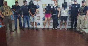 La Nación / Detienen a miembros de una peligrosa banda de tráfico de drogas