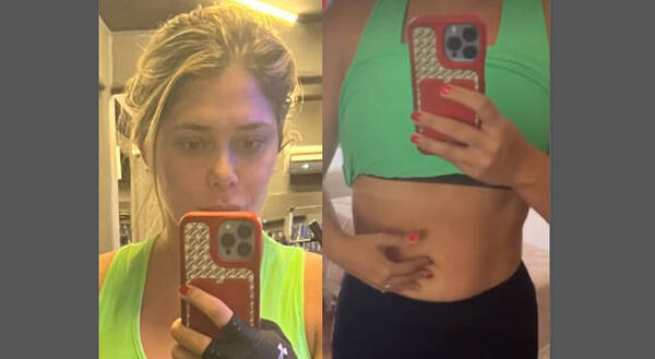 "Mi panza se llama chupi y morfi": Exmodelo avisó que no hay bebé