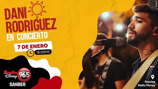 ¡Verano de Radio Disney: Dani Rodríguez brindará show en Samber este sábado! - trece